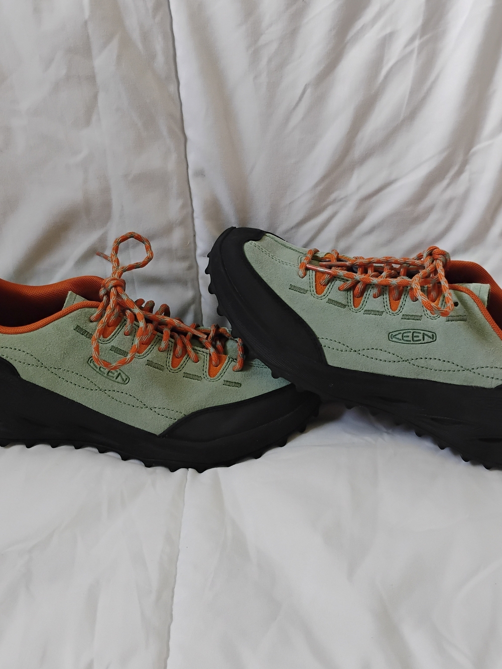 KEEN Jasper ZIONIC Sneakers Granite Green Gold Flame Size 10 1030400